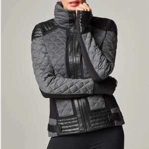 Blanc Noir Moto Puffer